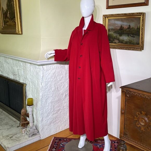 London Fog Oversized Maxi Length Trench Coat - Picture 7 of 13